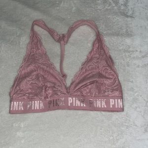 Pink brand lace bra great condition(not sure what the size is)most likelymedium